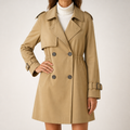 Rachel | Womens Lightweight Short Casual Outdoor Windbreaker Jacket, Khaki