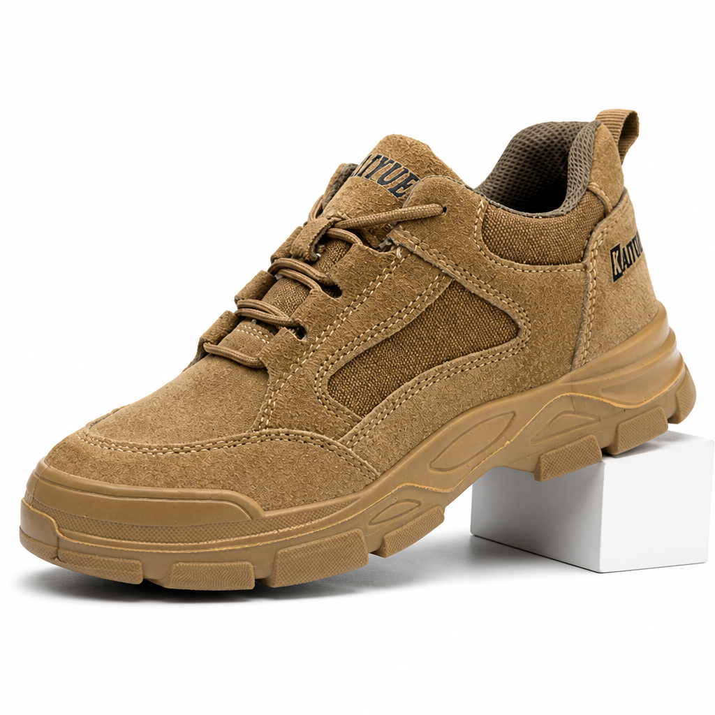 Rafe | Mens Steel Toe Work Boots Leather Safety Shoes Non Slip