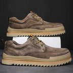 Ralph | Mens Casual Leather Lace Up Walking Sneakers Shoes