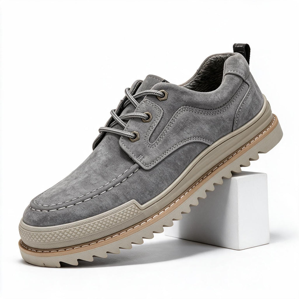 Ralph | Mens Casual Leather Lace Up Walking Sneakers Shoes