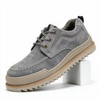 Ralph | Mens Casual Leather Lace Up Walking Sneakers Shoes