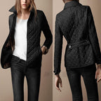 Ramsey | Mens Padded Warm Slim Fit Lapel Winter Jacket - Black