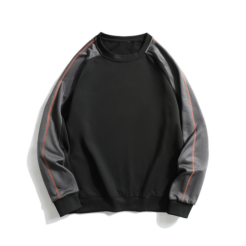 Randolph | Mens Round Neck Knit Sweater Loose Pullover Base Layer