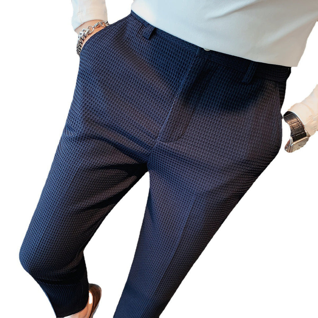 Ray | Mens Dress Slim Fit Tapered Business Formal Pants