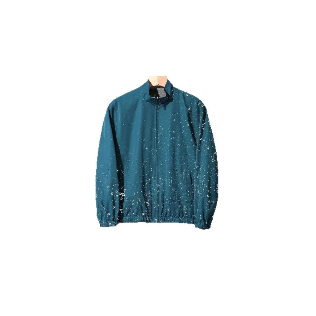 Raymond | Mens Bomber Jacket Reversible Windproof Stand Collar Fall Coat
