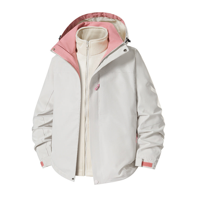 Reagan | Womens Waterproof Windproof Hooded 3-in-1 Jacket