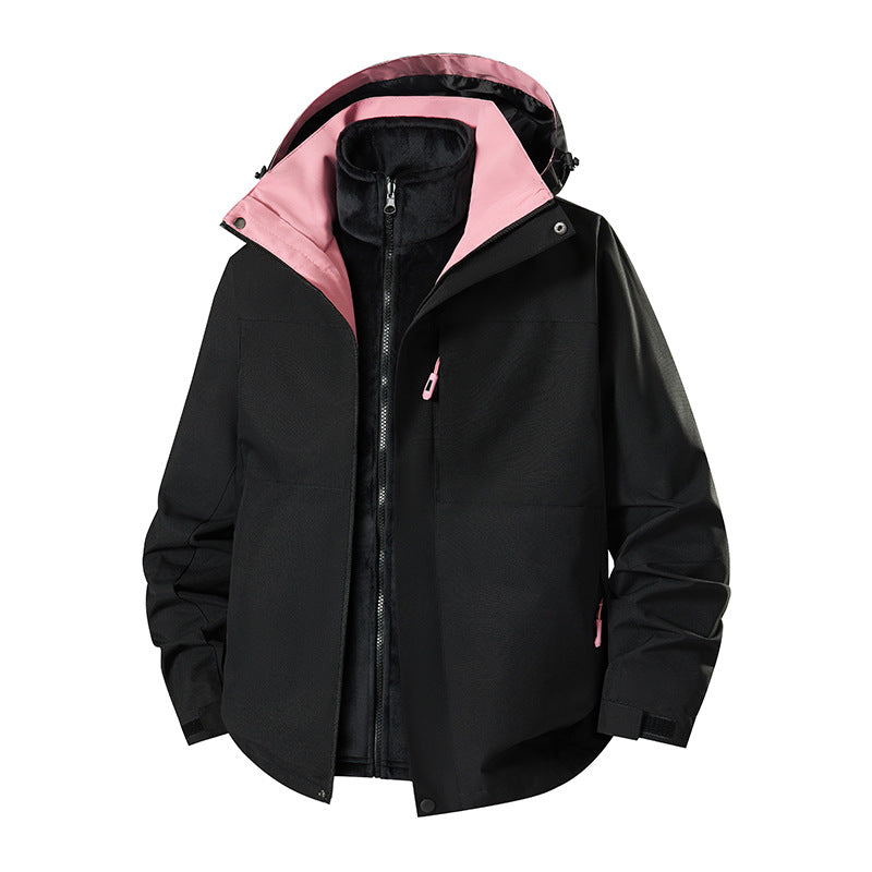 Reagan | Womens Waterproof Windproof Hooded 3-in-1 Jacket