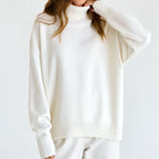 Reba | Womens Turtleneck Knit Long Sleeve Sweater