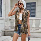 Reese | Womens Vintage Sleeveless Denim Vest