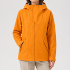 Harriet | Womens Waterproof Windproof Softshell Jacket, Bright Orange 2