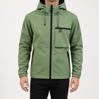 Harrison | Mens Waterproof Hooded Softshell Jacket, Apple Green