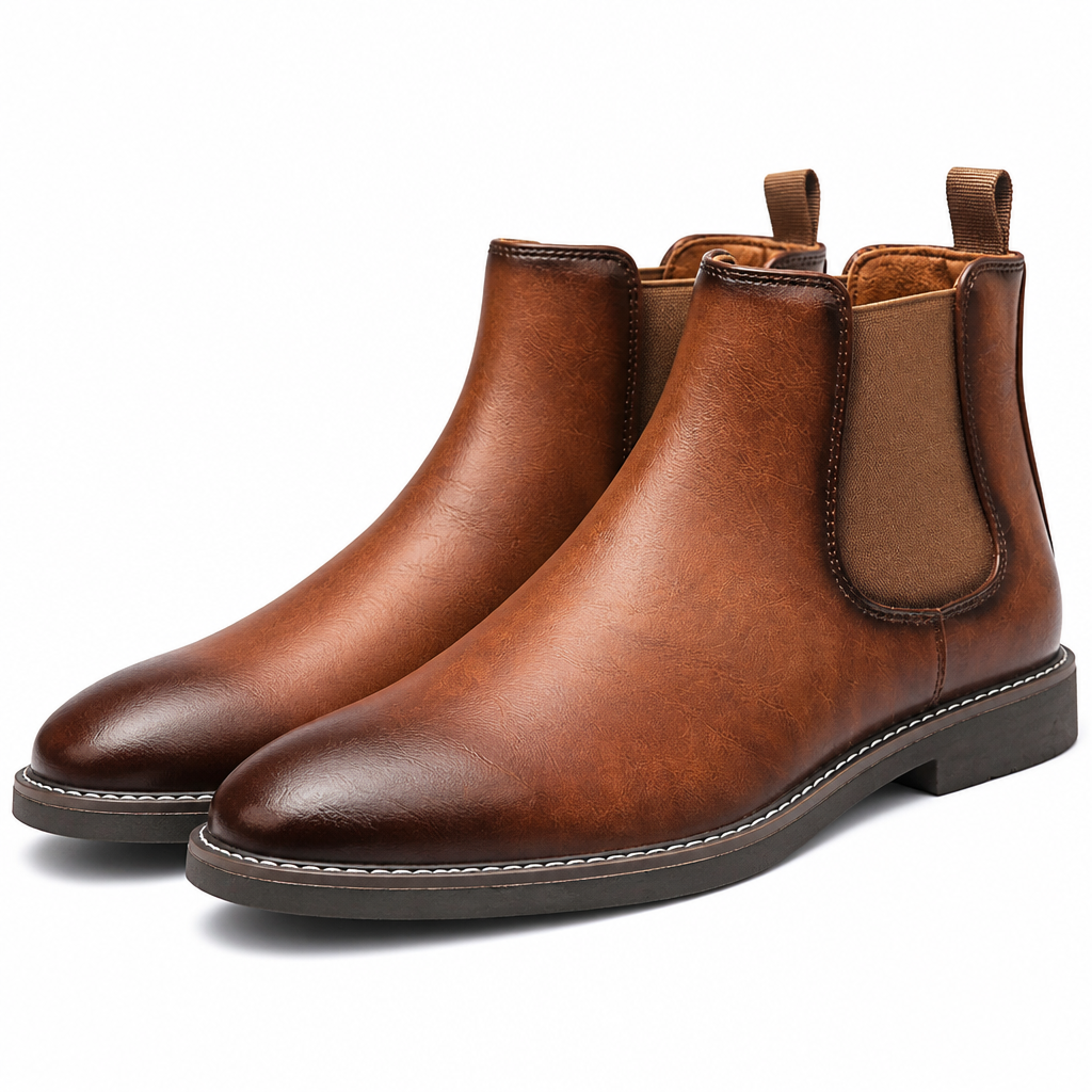 Ellison | Mens Chelsea Boots Elastic Side Panel