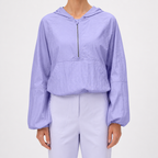 Elodie | Womens Water Resistant Hooded Lightweight Windbreaker Jacket, Lavender