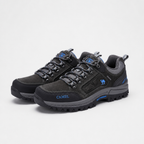 Duncan | Mens Waterproof Leather Walking Hiking Shoes, Grey