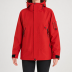 Rowan | Womens Waterproof 3 in 1 Hooded Jacket, Vermilion Red 3