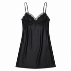 Anais | Womens Lace Cami Nightdress, Black