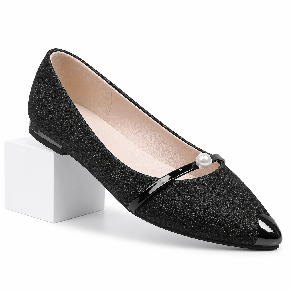 Marceline | Womens Pointed Toe Flats Slip On Shoes