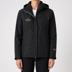 Colette | Womens Waterproof Windproof Jacket, Black 2