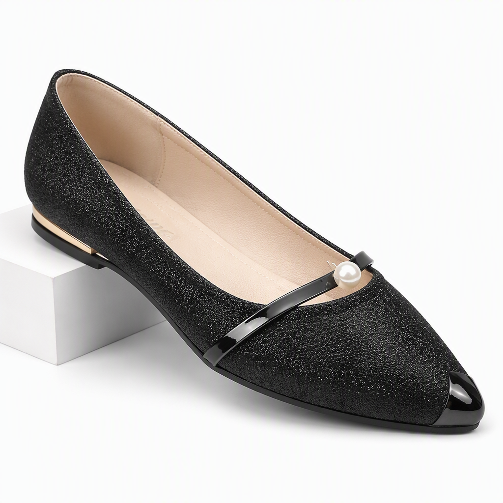 Marceline | Womens Pointed Toe Flats Slip On Shoes