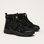 Bennett | Mens Lace Up Tactical Hiking Boots, Black 2
