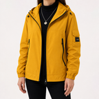 Josephine | Womens Waterproof Windproof Hooded Softshell Jacket, Yellow
