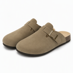 Quincy | Womens Slippers Fluffy Warm Memory Foam House Slippers Brown packshot