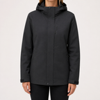 Beatrice | Womens Waterproof 3 in 1 Hooded Jacket, Black