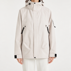 Rowan | Womens Waterproof 3 in 1 Hooded Jacket, Ivory White 3