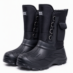Ferris | Mens Snow Boots Waterproof Fleece Lined Warm Winter Boots Black packshot
