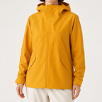 Harriet | Womens Waterproof Windproof Softshell Jacket, Wheat Yellow 2