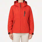 Imogen | Womens 3 In 1 Waterproof Hooded Softshell Jacket, Red 2