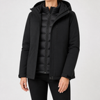 Imogen | Womens Waterproof Hooded 3-in-1 Jacket Fleece Lined, Black 4