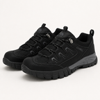 Duncan | Mens Waterproof Leather Walking Hiking Shoes, Black 2