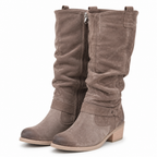 Thurston | Mens Lace Up Leather Retro Casual Ankle Boots Grey packshot