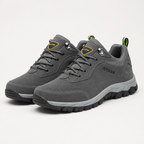 Callum | Mens Wide Fit Walking Hiking Shoes, Dark Grey