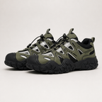 Imogen | Womens Lightweight Non Slip Trail Running Shoes, Army Green