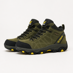 Edmund | Mens Waterproof Fleece Lined Snow Boots, Dark Green