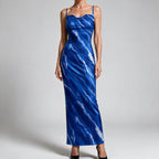 Saskia | Womens Floral Print Strappy Sleeveless Summer Slip Wedding Guest Dresses