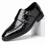 Anders | Womens Leather Business Breathable Formal Dress Shoes Black packshot