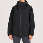 Genevieve | Womens Waterproof Windproof 3 In 1 Jacket, Black