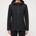 Beatrice | Womens Waterproof Hooded Softshell Jacket, Black