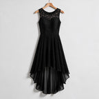 Eleanor | Womens Cocktail Lace Midi Wedding Guest Evening Formal Long Elegant Dresses on hanger