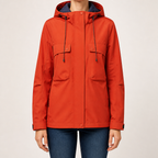 Josephine | Womens Waterproof Windproof Hooded Softshell Jacket, Red 2