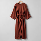 Rhoswen | Womens Wedding Guest Dresses Batwing Sleeve Maxi Elegant Dress on hanger
