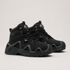 Edmund | Mens Water Resistant Hiking Walking Boots, Black