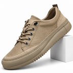 Ferris | Mens Leather Vintage Casual British Round Toe Shoes Khaki packshot