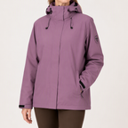 Sylvie | Womens Waterproof Windproof 3 In 1 Jacket, Purple