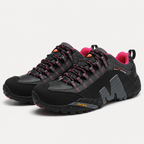 Callum | Mens Non Slip Hiking Walking Shoes, Black Grey