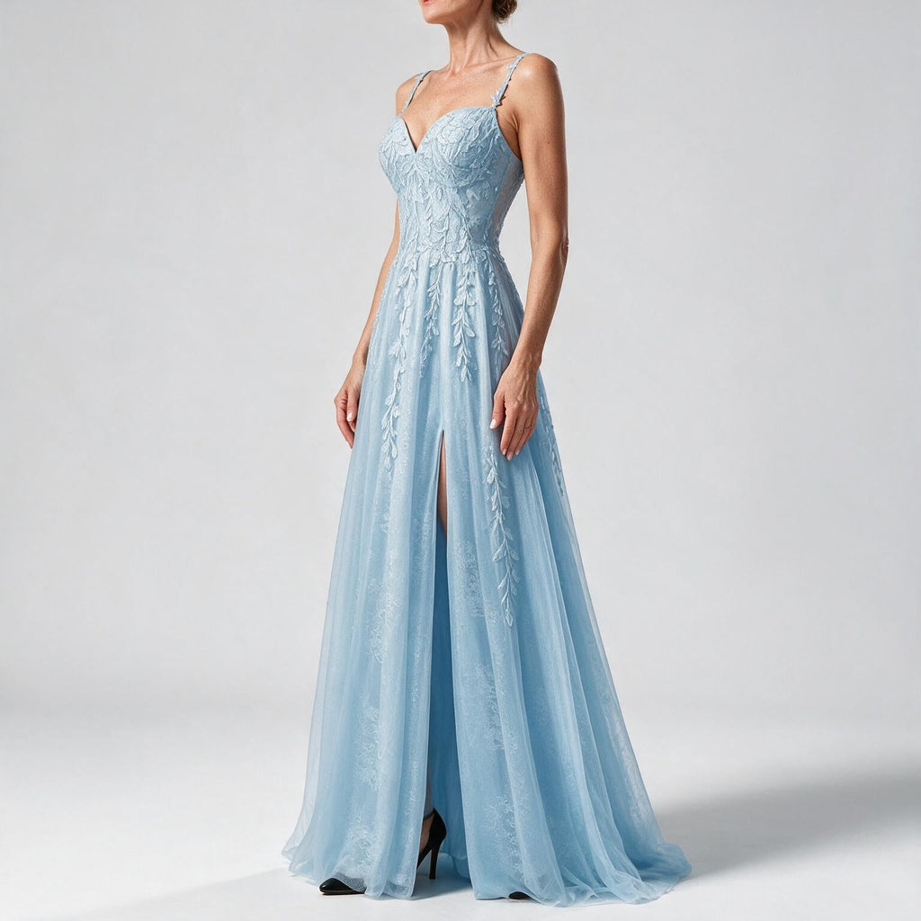 Genevieve | Womens Prom Formal Evening Gown Maxi Wedding Guest Cocktail Dresses