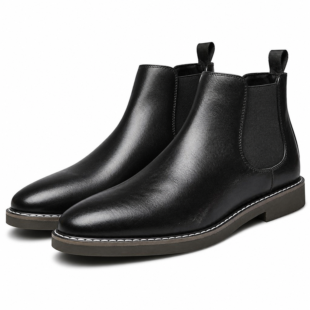 Ellison | Mens Chelsea Boots Elastic Side Panel